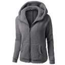 Pelziges Kapuzen-Sweatshirt für Damen 8