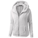 Pelziges Kapuzen-Sweatshirt für Damen 11