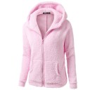 Pelziges Kapuzen-Sweatshirt für Damen 6
