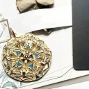 Pendente amuleto feminino D703 2