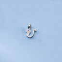 Pendente da donna con lettera dell'alfabeto 25