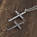 Pendente de cruz masculino 4