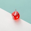 Pendente em forma de dado 10 unid 2