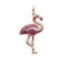 Pendente feminino com flamingo 1