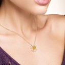 Pendente feminino flor D733 5