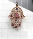Pendente feminino mão de Fátima J191 3