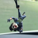 Pendente para carro em resina 4,5 x 2,5 x 0,5 cm figura do Joker 3