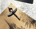 Pendentif croix avec ailes 4