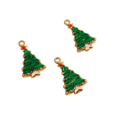 Pendentif de Noël en forme d'arbre pour bracelet 10 pcs 1