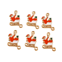 Pendentif de Noël pour bracelet 10 pcs N994 12