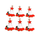 Pendentif de Noël pour bracelet 10 pcs N994 13