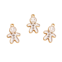 Pendentif de Noël pour bracelet 10 pcs N994 10