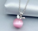 Pendentif en argent pour femme Pomme J1219 3
