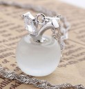 Pendentif en argent pour femme Pomme J1219 5