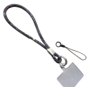 Pendentif en pierres scintillantes pour mobile ou clés Élégant ornement de téléphone Porte-clés stylé avec des cristaux Décoration pour sac à main et clés 8