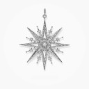 Pendentif étoile pour femme D848 1
