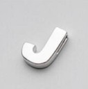 Pendentif féminin avec la lettre de l'alphabet D430 14