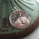 Pendentif féminin avec renard 3