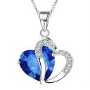 Pendentif Femme 2 Cœurs J847 6