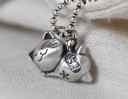 Pendentif femme chat 3
