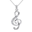 Pendentif Femme Clé de Sol 3