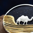 Pendentif femme désert 5