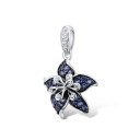 Pendentif femme fleur D767 3