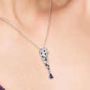 Pendentif femme léopard 2