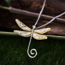 Pendentif femme libellule D795 6