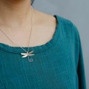 Pendentif femme libellule D795 4