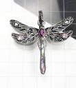 Pendentif femme libellule 2