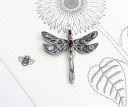 Pendentif femme libellule 4