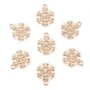 Pendentif flocon de neige 10 pcs 1