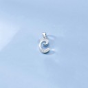 Pendentif pour femme avec lettre de l'alphabet 6