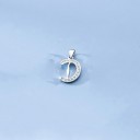 Pendentif pour femme avec lettre de l'alphabet 7