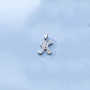 Pendentif pour femme avec lettre de l'alphabet 14
