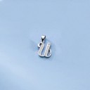 Pendentif pour femme avec lettre de l'alphabet 24