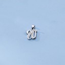 Pendentif pour femme avec lettre de l'alphabet 26