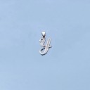 Pendentif pour femme avec lettre de l'alphabet 28