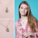 Pendentif pour femmes avec olivine 4