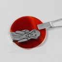 Pendentif rond pour femme D790 4