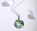Pendentif rond pour femme 3