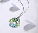 Pendentif rond pour femme 5