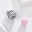Pendentif rond pour femmes D705 5