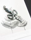 Pendentif serpent pour femme D837 2