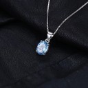 Pendentif topaze bleue 3