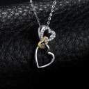 Pendentif triple cœur pour femme 4