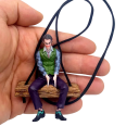 Pendentiv auto Joker pe sfoară din piele de bovină Decorare suspendată stilată pentru oglinda retrovizoare Accesoriu original pentru interiorul mașinii pentru fanii benzilor desenate 4