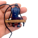 Pendentiv auto Joker pe sfoară din piele de bovină Decorare suspendată stilată pentru oglinda retrovizoare Accesoriu original pentru interiorul mașinii pentru fanii benzilor desenate 5