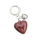 Pendentiv pe cheie Metal Inimă Pendentiv elegant din metal pentru chei, geantă, rucsac Accesoriu minimalist cadou 8